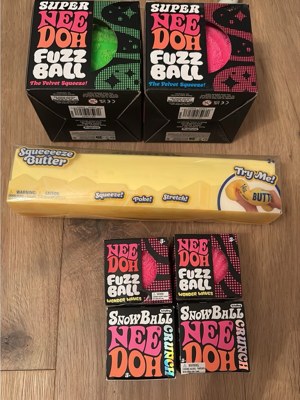 1 Reg Fuzz ball Pink, 1 Snowball Crunch. Authentic. Fast safe ship.